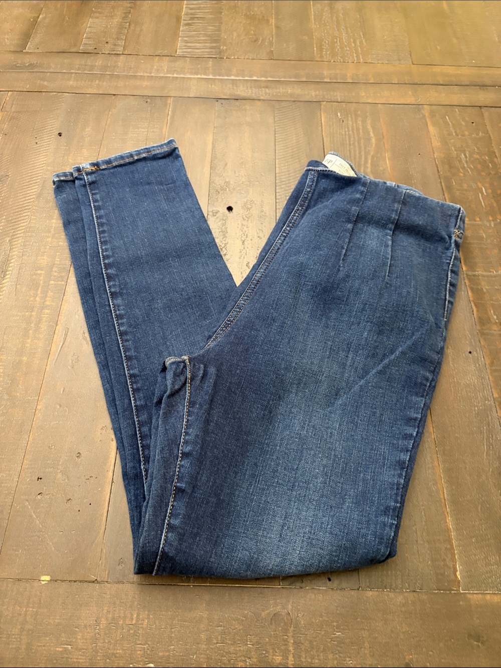 Free People Slim Dark Blue Stretch Jeans